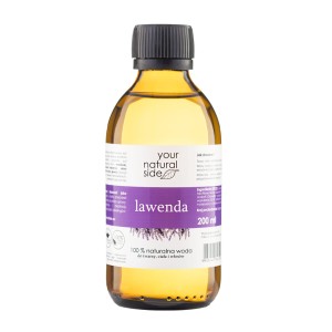 Woda Lawendowa z Kwiatów Lawendy Wąskolistnej Organic 200 ml nakrętka