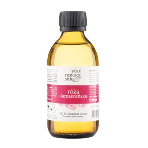 Woda Różana z Kwiatów Róży Damasceńskiej Organic 200 ml nakrętka